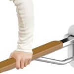 Folding Toilet Handle, Wall Support Handle, Disabled Standing Aid, Support Handle for Seniors (Wood)